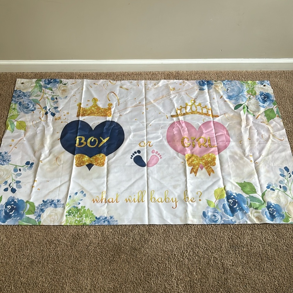 Boy or Girl Backdrop